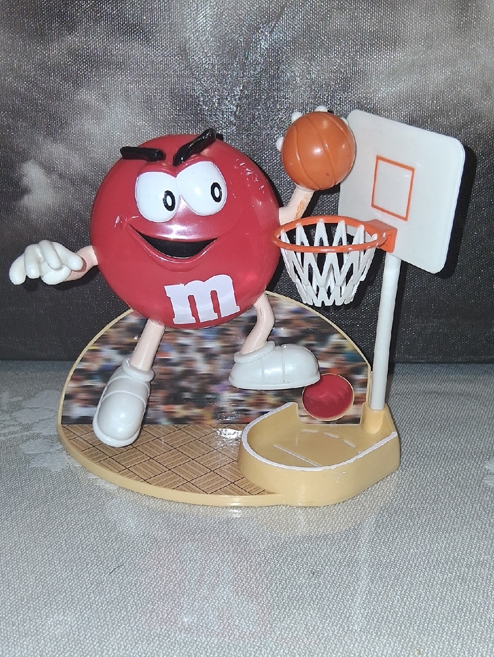 M&M'S Red Basketball Player Figure with White Shoes